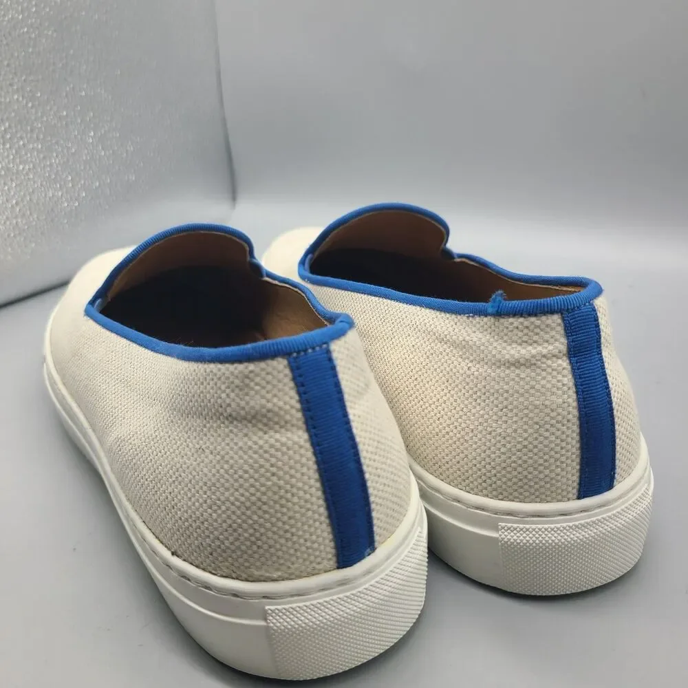 Stubbs & Wootton mens canvas Sneakers Loafers slip-on Shoes sz 10 EE NEW
